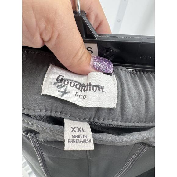 Goodfellow & Co. Men's Gray Athletic Cargo Jogger Pants Size XXL Inseam 27.5in - Picture 3 of 4